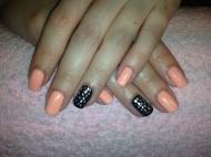 Géllakk üvegmozaik hatással