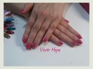 Málna színű géllakk