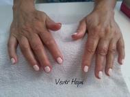Manikűröztünk egy kedves vendégnek