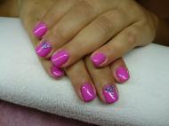 Gumizselé gél lakkal