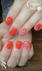Piros géllakk crystal pixievel