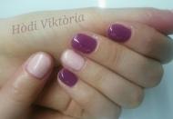 Best Nails - Lila csillámos rózsaszínnel