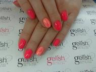 Gél lakk sellőporral