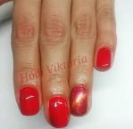 Best Nails - Piros tigrisszemmel
