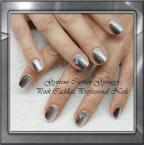 Best Nails - Silver ombre gellac
