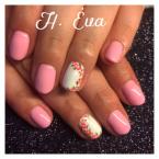 Rózsaszín virágos