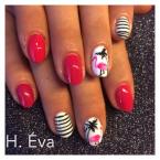 Pálma és flamingó