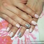 Holo silver rombusz flitter 