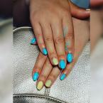 Blue and yellow