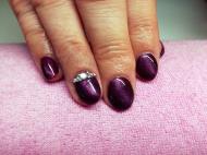 Cat eye effektes gél lakk