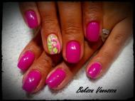 fukszia és 3d gyík