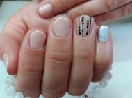 Best Nails - Nude es csillogás