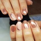 Rose gold chrome