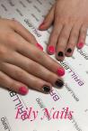 Fekete neon pink