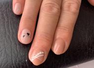 Spider géllel díszítve