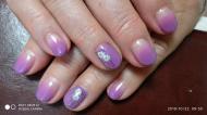 Lila ombre