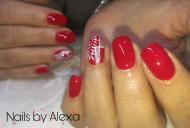 Red nails