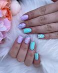 Best Nails - menta lila