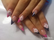 Best Nails - chameleon fekete és rózsaszín