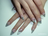 Best Nails - hálós francia