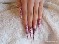 Porci stilleto zselés festéssel