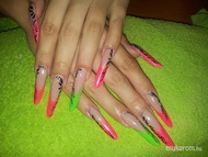 épített extreme köröm és akril