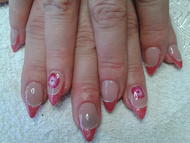 Virágos gél lakkos