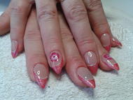 Virágos gél lakkos