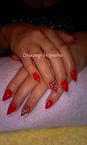 Best Nails - Ferrari piros