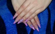 Best Nails - Hosszú hegyes porcelánból