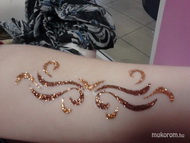 csillám tetoválás