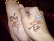 Best Nails - Csillám tatto