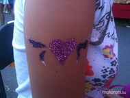 Best Nails - csillám szív