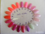 Gél lakk tavaszi színek palettája