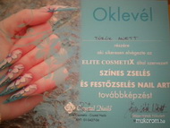 Best Nails - zselés díszítö oklevél 1