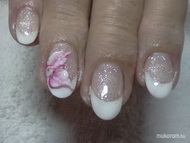 Best Nails - francia virággal