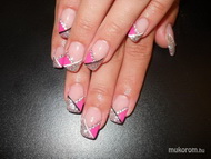 Bogi pink ezüst köves
