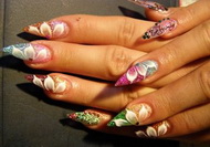 Best Nails - Combined nail decoration