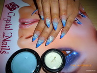 kéken zölden foszforeszkáló 