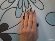 Best Nails - fekete fehér