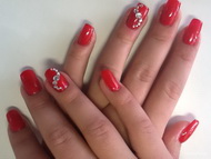 Best Nails - Porci alap piros Gél lakkal