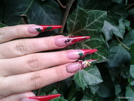 Karácsonyi stiletto 2