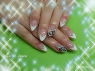 Francia köröm variáció