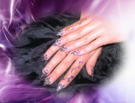 Best Nails - Purple nail