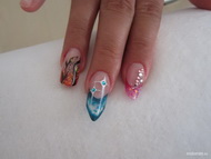 Best Nails - Combined nail decoration