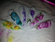 kis gyakorlás akvarell díszítés