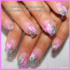 floral nails