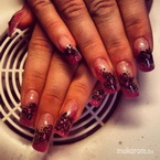 Brilliant zselé akril rózsával