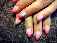 Rózsaszín margarétás