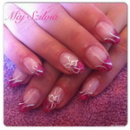 Best Nails - Pinkes flitteres